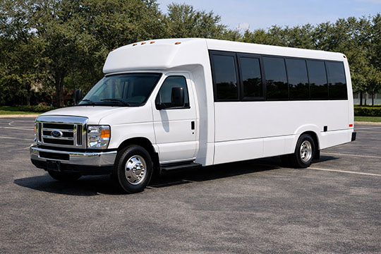 18-passenger minibus available for charter in Oyster Bay, NY